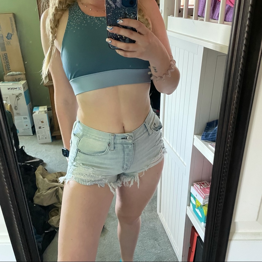American Eagle Vintage High Rise Festival Shorts